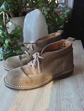 Vintage Pilot Suede Geronimo Lace Up Chukka Boots